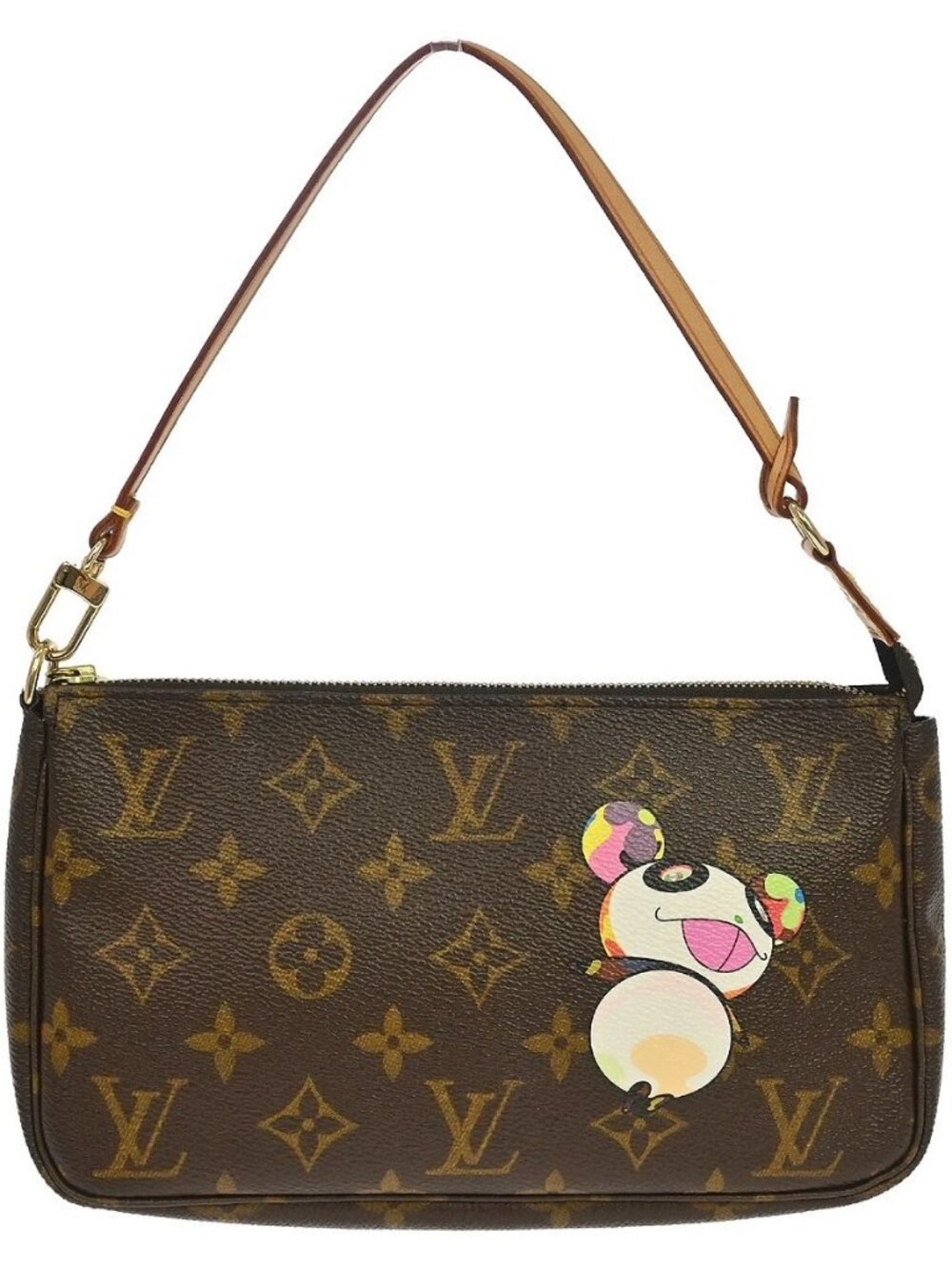 Louis Vuitton Monogram Panda Pochette Accessoires Handbag M5198